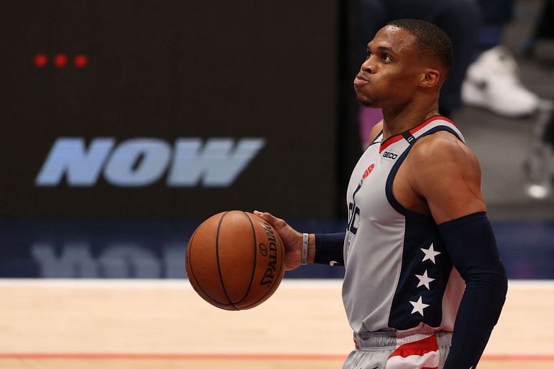 Russell Westbrook with the Washington Wizards
